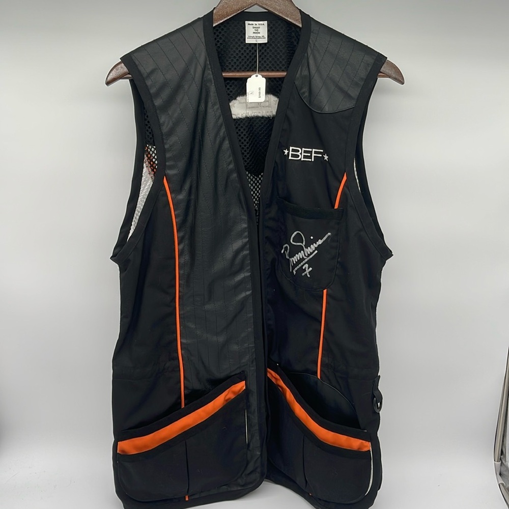 NWT Autographed Boomer Esiason #7 Foundation Sporting Vest Size Large